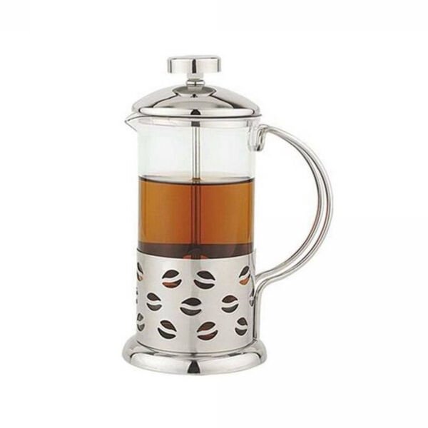 Çelik Kulplu Cam French Press - 350 ml Şık Tasarımlı Fonksiyonel Ürün