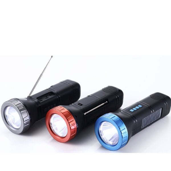 Güneş Enerjili Bluetooth Radyo Özellikli Kamp El Feneri Çok Fonksiyonel Ürün