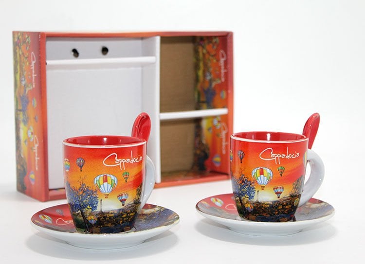 Yöresel İkili Fincan Seti Model 3 Şık Tasarımlı Fonksiyonel Ürün