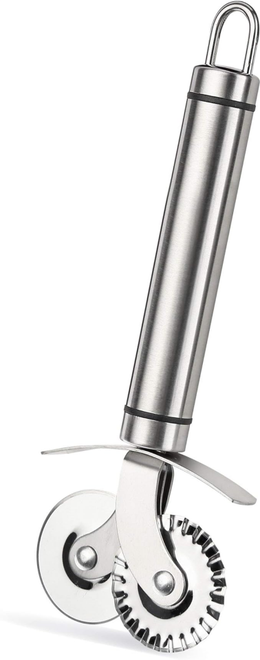 Çift Başlıklı Pizza Hamur Bıçağı Şık Tasarımlı Fonksiyonel Ürün