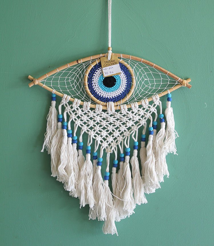 Rüya Kapanı Dream Catcher Göz Tasarımı Model 2 Şık Tasarımlı Fonksiyonel Ürün