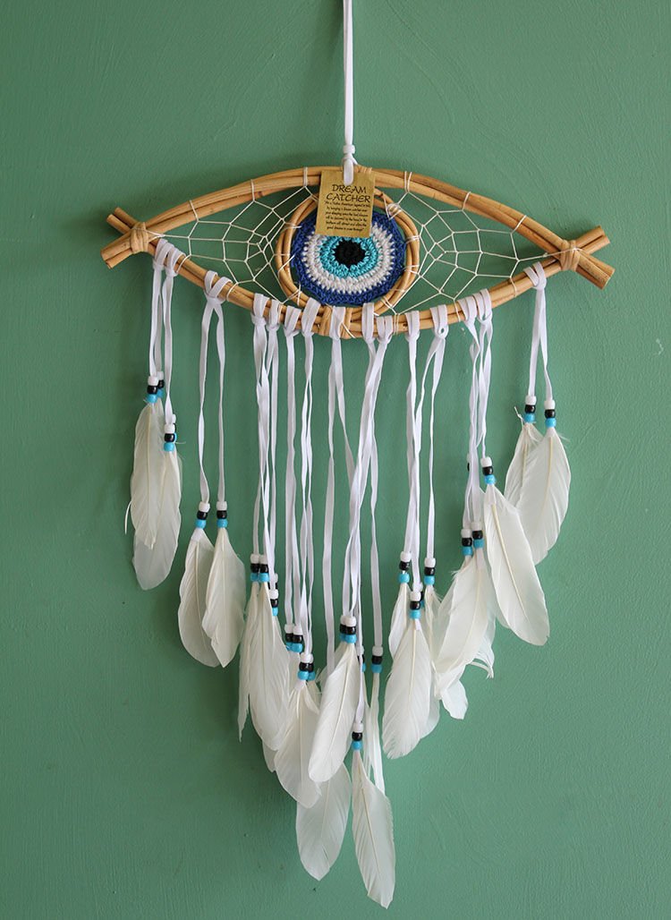 Rüya Kapanı Dream Catcher Göz Tasarımı Model 3 Şık Tasarımlı Fonksiyonel Ürün