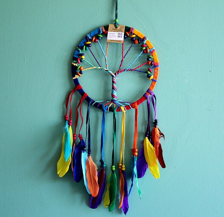 Rüya Kapanı Dream Catcher Hayat Ağacı Model 3 Şık Tasarımlı Fonksiyonel Ürün