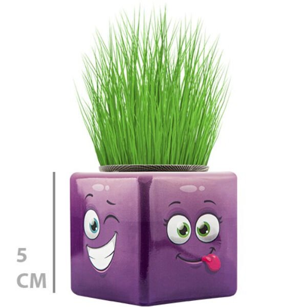 Çim Adam Mini Küp Emoji Figürlü 1 Adet Şık Tasarımlı Fonksiyonel Ürün