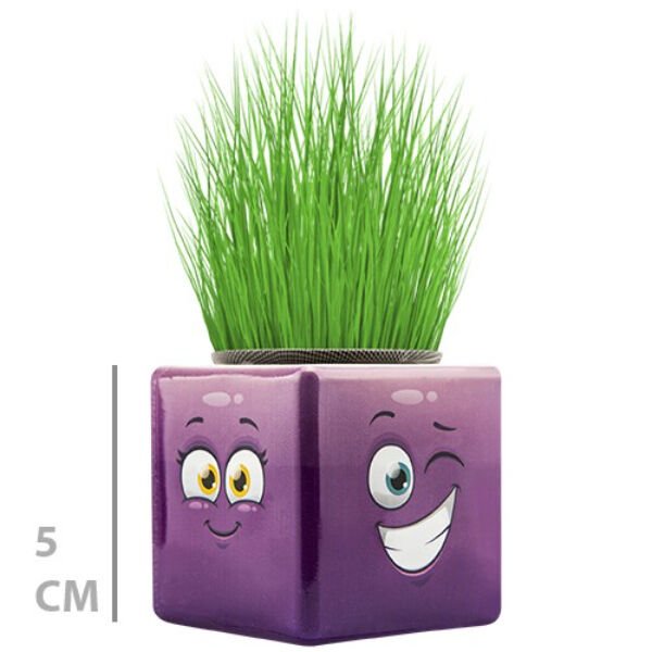 Çim Adam Mini Küp Emoji Figürlü 1 Adet Şık Tasarımlı Fonksiyonel Ürün