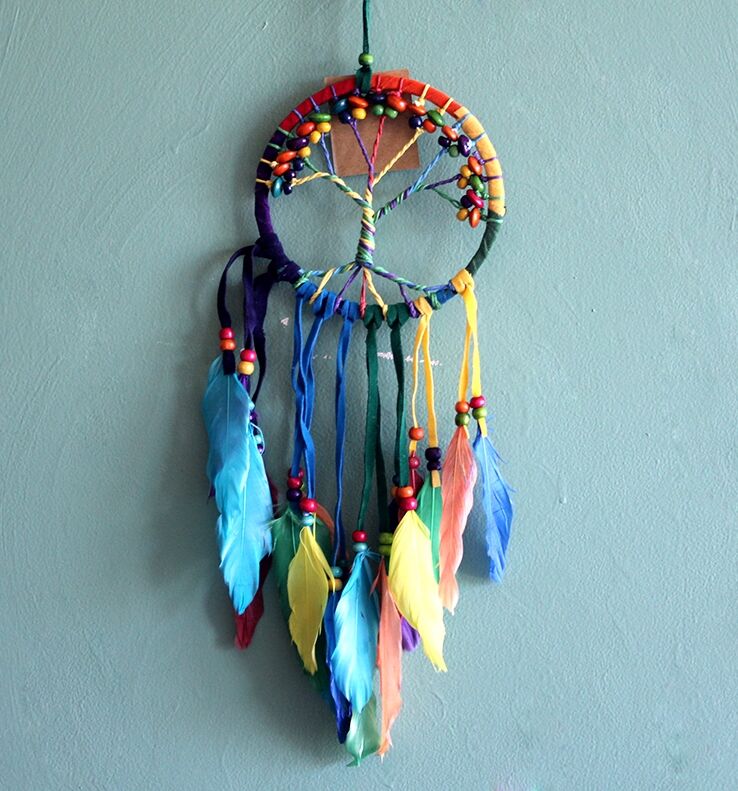 Rüya Kapanı Dream Catcher Hayat Ağacı Model 4 Şık Tasarımlı Fonksiyonel Ürün