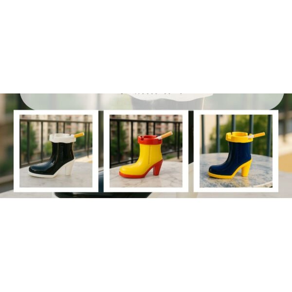 Çizme Tasarımlı Kokusuz Küllük Şık Tasarımlı Fonksiyonel Ürün