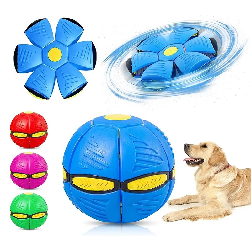 Işıklı Zıplayan Frizbi Evcil Hayvan Topu Çok Fonksiyonel Ürün