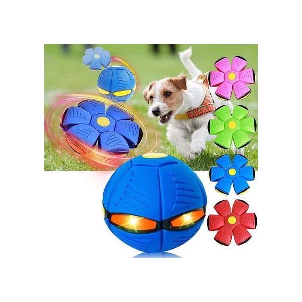 Işıklı Zıplayan Frizbi Evcil Hayvan Topu Çok Fonksiyonel Ürün
