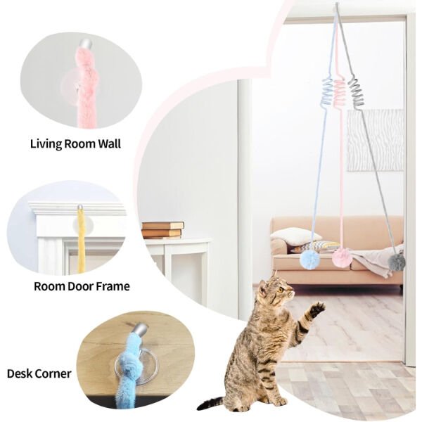 Elastik Yaylı Asılabilir Peluş Oyuncak Çok Fonksiyonel Ürün