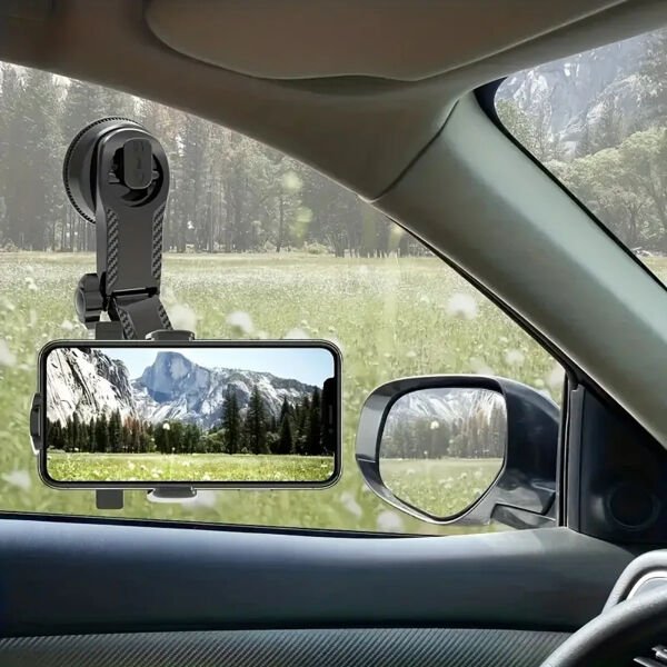 360 Derece Dönebilen Vakumlu Araç Telefon Tutucu Çok Fonksiyonel Ürün