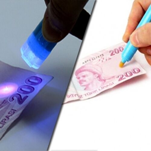 Işıklı Sahte Para Kontrol Kalemi Şık Tasarımlı Fonksiyonel Ürün