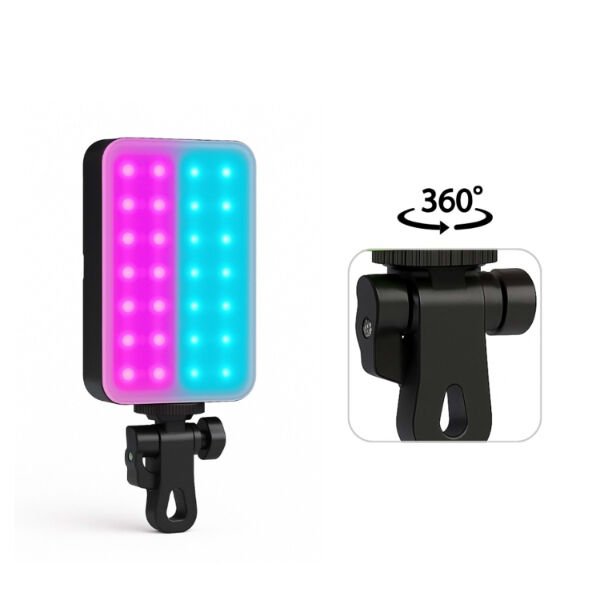 Clip-Fill Taşınabilir Mini RGB Led Selfie Işığı Çok Fonksiyonel Ürün