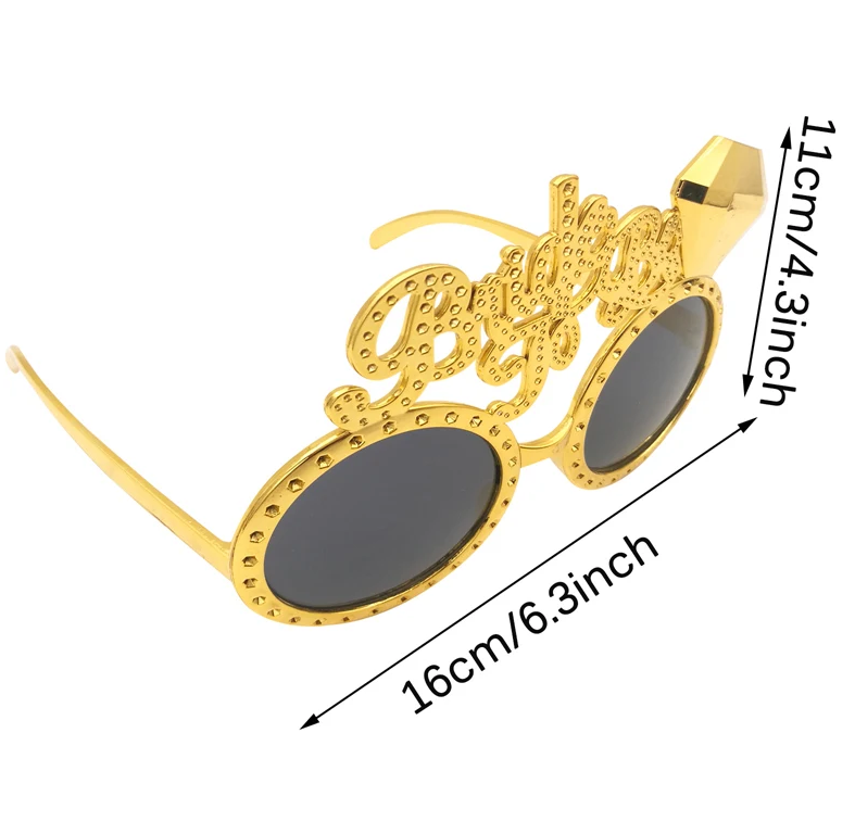 Altın Renk Bride To Be Yazılı Gelin Gözlüğü Şık Tasarımlı Fonksiyonel Ürün