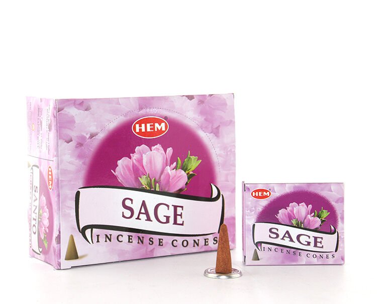 Sage Aromalı Konik Tütsü Şık Tasarımlı Fonksiyonel Ürün