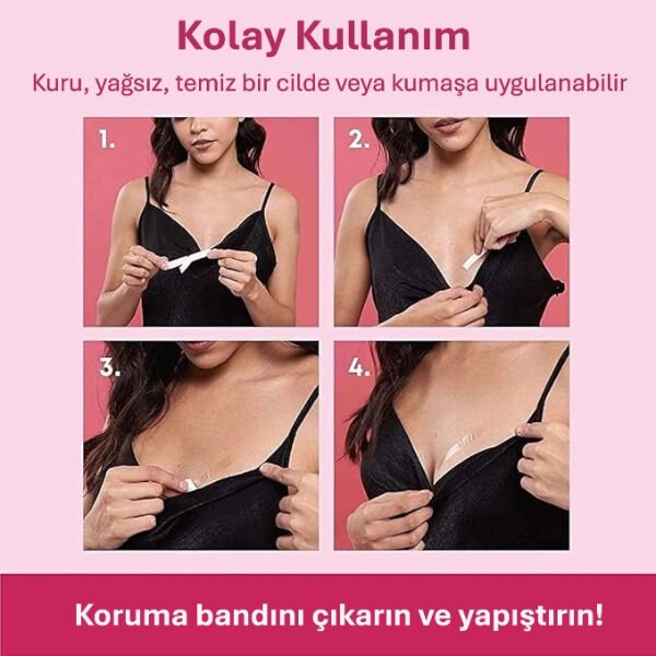 Dekolte Kapatıcı Bant Şık Tasarımlı Fonksiyonel Ürün