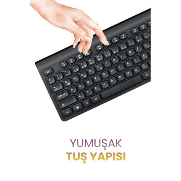 Multimedya Q Klavye Ve Mouse Seti Çok Fonksiyonel Ürün