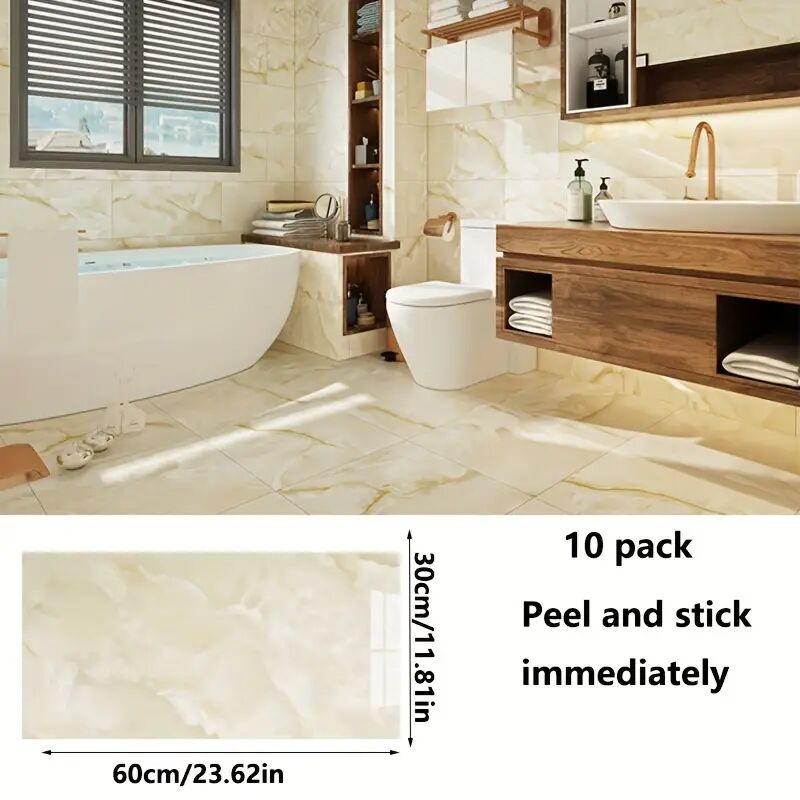 Sarı Mermer Desenli Alüminyum Plastik Duvar Stickerı Şık Tasarımlı Fonksiyonel Ürün