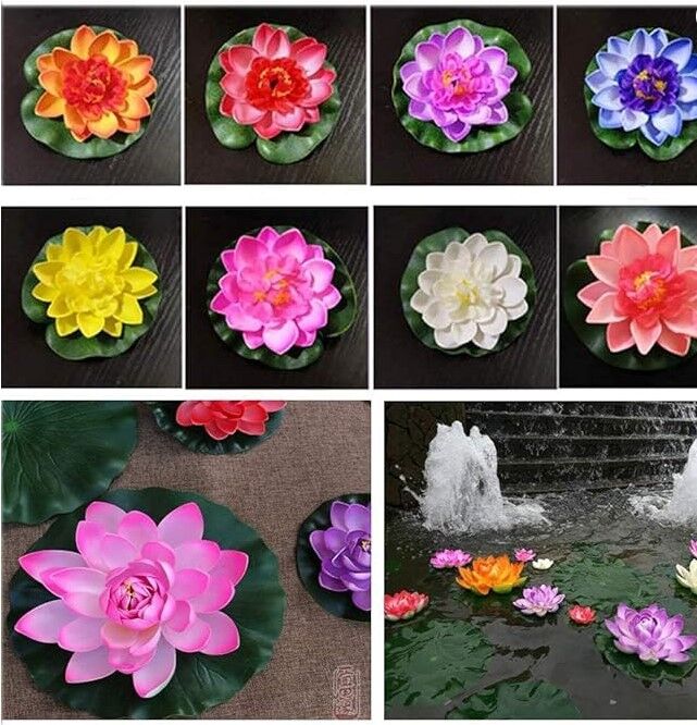 Dekoratif Yapay Lotus Çiçeği Şık Tasarımlı Fonksiyonel Ürün