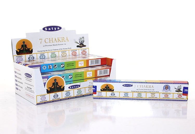 Satya 7 Chakra Tütsü Şık Tasarımlı Fonksiyonel Ürün