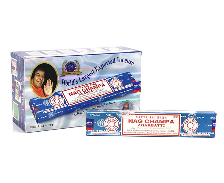 Satya Nag Champa Aromalı Çubuk Tütsü Şık Tasarımlı Fonksiyonel Ürün