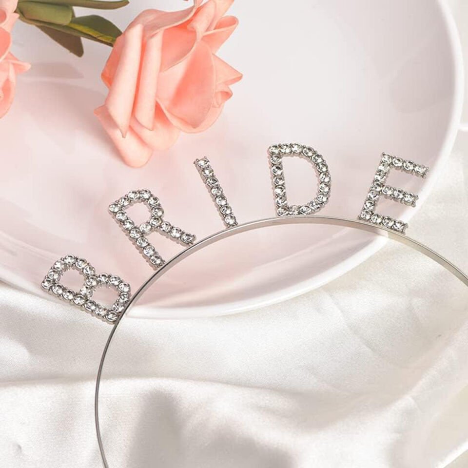 Bekarlığa Veda Bride Tacı Gümüş Renk Şık Tasarımlı Fonksiyonel Ürün