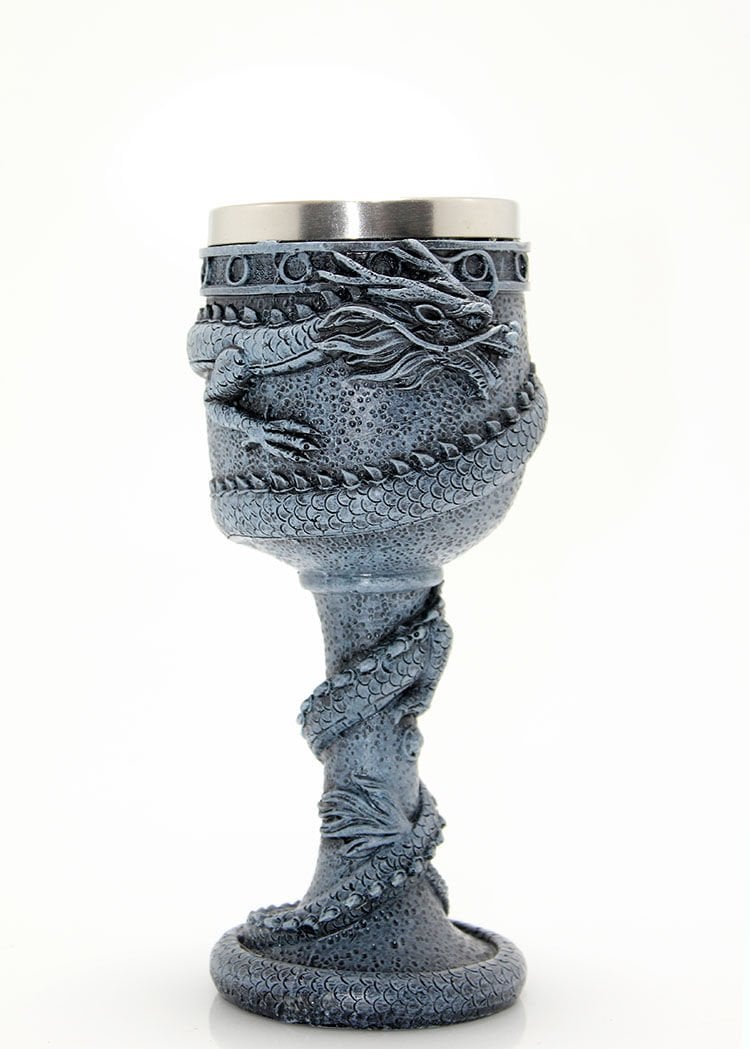 Ejderha Tasarımlı Paslanmaz Çelik Kadeh Bardak Model 1 Şık Tasarımlı Fonksiyonel Ürün