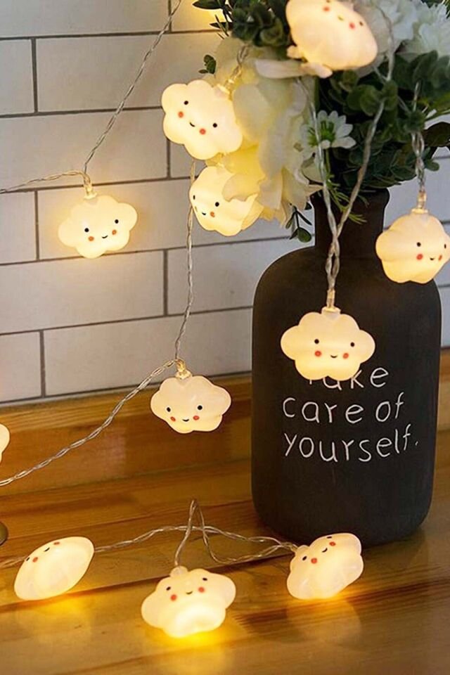 Bulut Şeklinde Led Şerit Lamba 12 Adet Çok Fonksiyonel Ürün