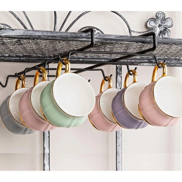 Dolap İçi Fincanlık Askı Şık Tasarımlı Fonksiyonel Ürün