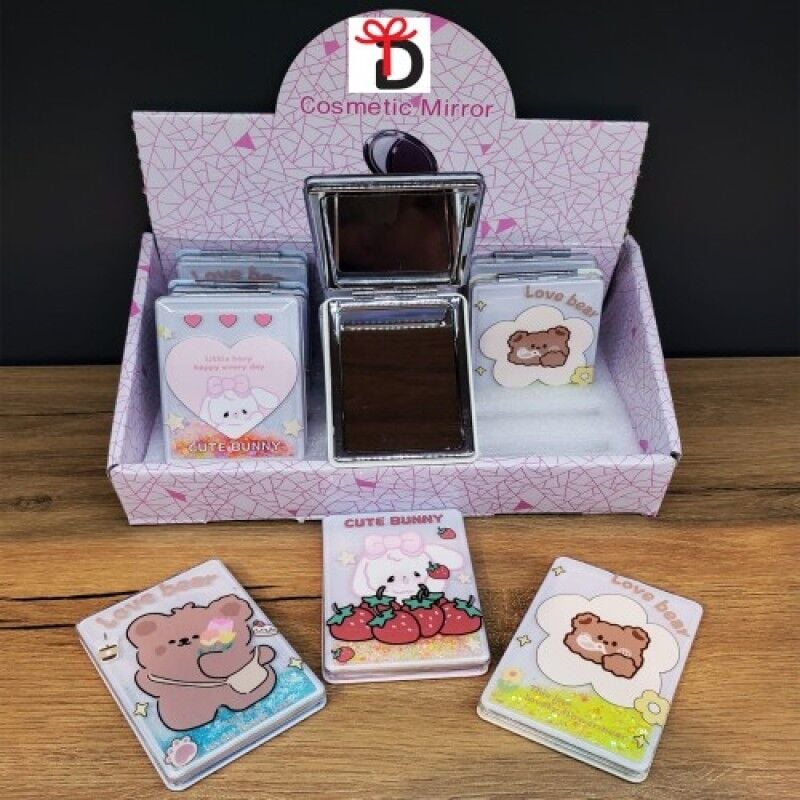 Sevimli Ayıcık Tasarımlı Ayna Şık Tasarımlı Fonksiyonel Ürün