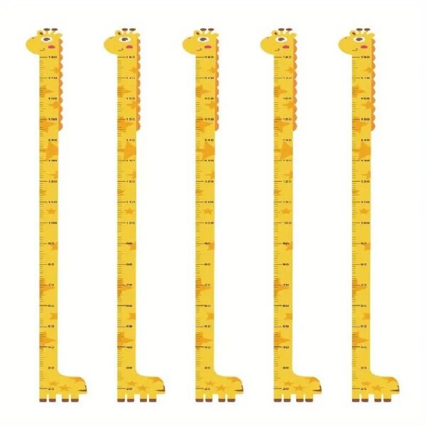 Sevimli Sarı Zürafa Boy Ölçüsü Sticker Şık Tasarımlı Fonksiyonel Ürün