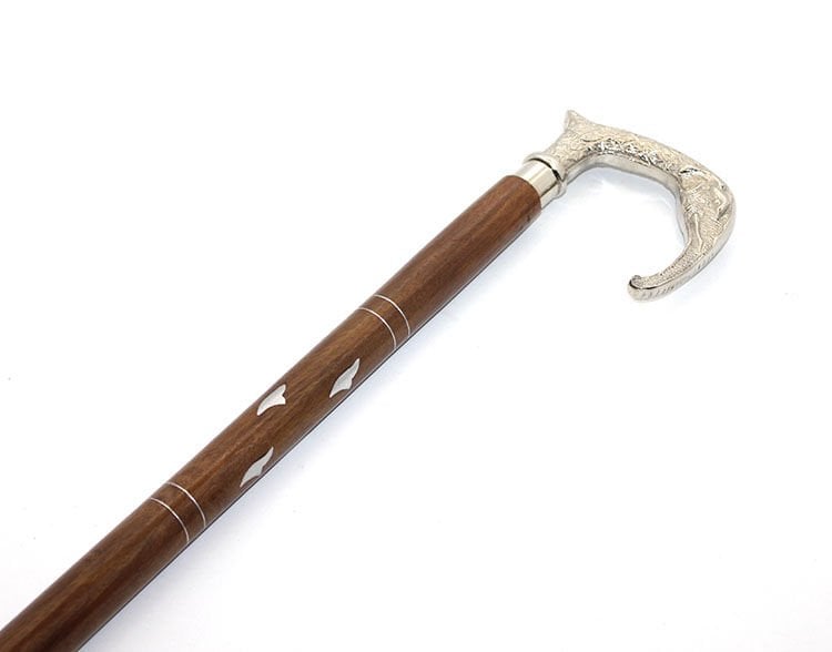 Fil Başlıklı Pirinç Baston Şık Tasarımlı Fonksiyonel Ürün