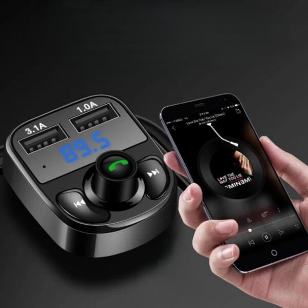 QC 3.1A USB & PD /TF FM Transmitter Çok Fonksiyonel Ürün