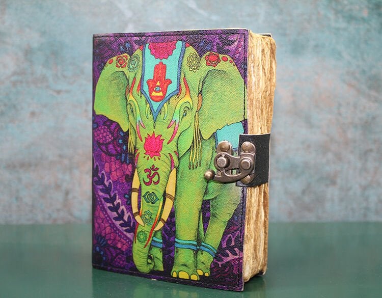 Fil Tasarımı Deri Defter Şık Tasarımlı Fonksiyonel Ürün