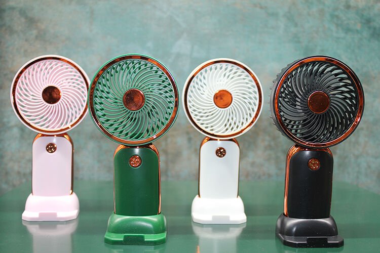 Şarjlı Masa Ve El Fanı Vantilatör Model 2 Çok Fonksiyonel Ürün