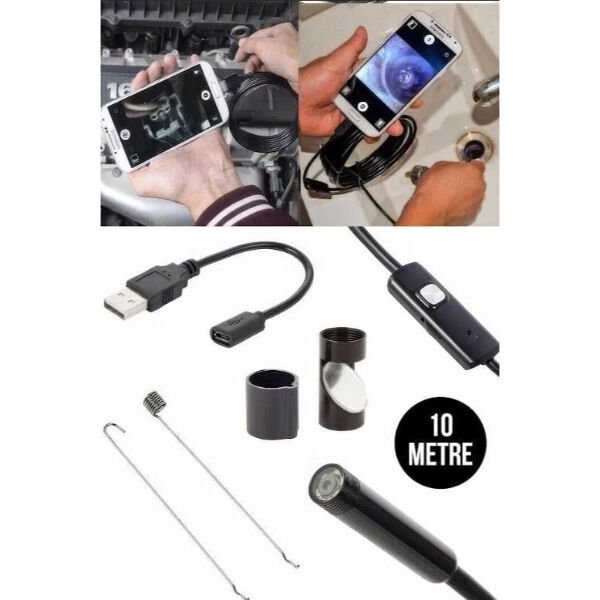 10 Metre Yılan Kamera Çok Fonksiyonel Ürün