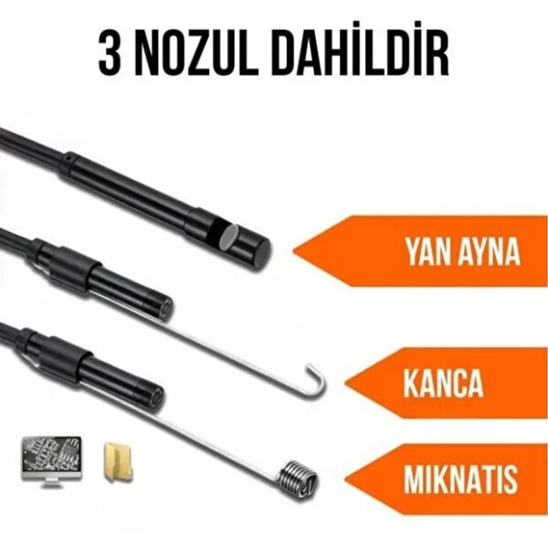 10 Metre Yılan Kamera Çok Fonksiyonel Ürün