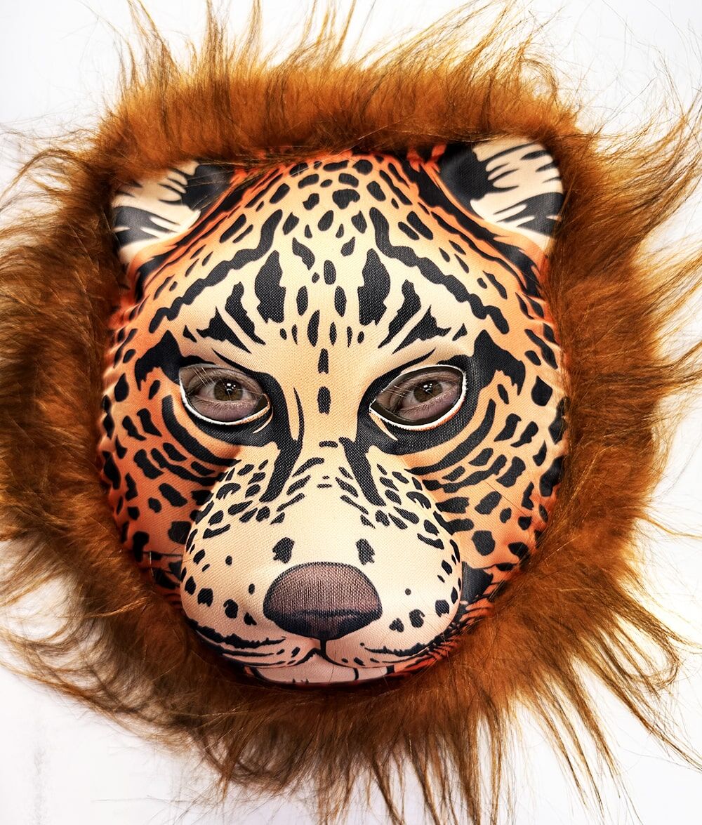 Kahverengi Saçlı Yeleli Aslan Maskesi Eva Mega Peluş 37 No Şık Tasarımlı Fonksiyonel Ürün