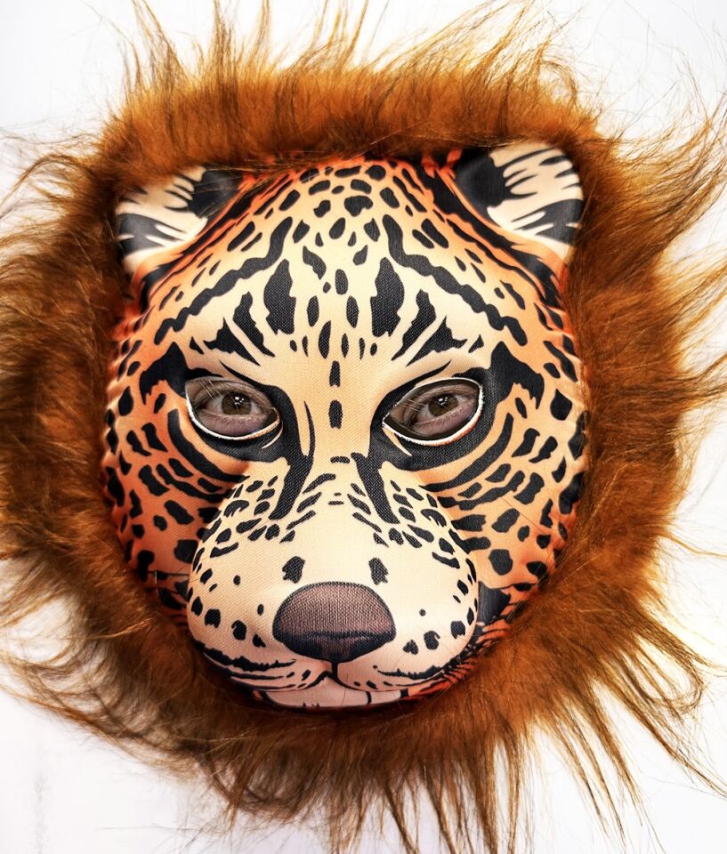 Kahverengi Saçlı Yeleli Aslan Maskesi Eva Mega Peluş 37 No Şık Tasarımlı Fonksiyonel Ürün
