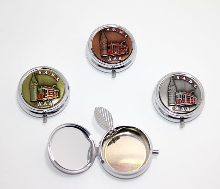 Galata Kabartmalı Yöresel Tekli Küllük Kutusu Şık Tasarımlı Fonksiyonel Ürün