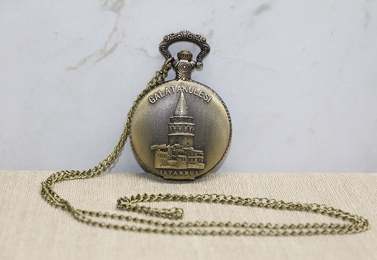 Galata Kulesi Tasarımlı Köstekli Saat Şık Tasarımlı Fonksiyonel Ürün