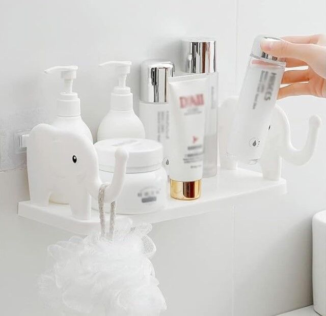 Fil Desenli Yapışkanlı Çok Amaçlı Raf Şık Tasarımlı Fonksiyonel Ürün