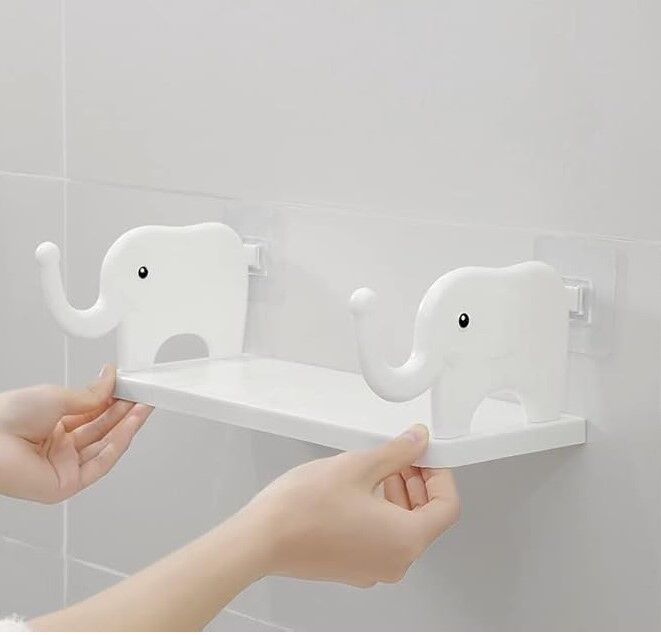 Fil Desenli Yapışkanlı Çok Amaçlı Raf Şık Tasarımlı Fonksiyonel Ürün