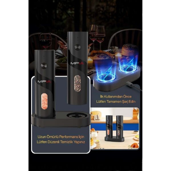 Şarjlı Baharat Öğütücü 100 ml Çok Fonksiyonel Ürün