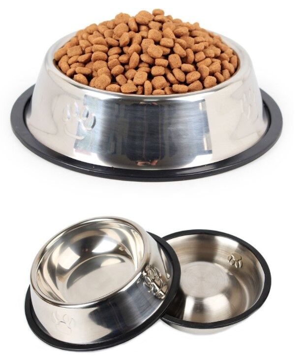 Paslanmaz Çelik Metal Mama Kabı 15 cm. Şık Tasarımlı Fonksiyonel Ürün