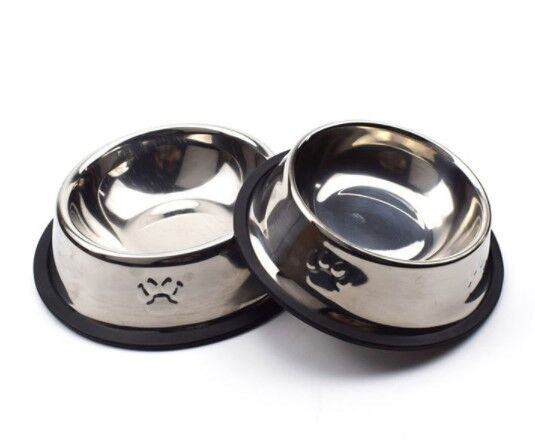 Paslanmaz Çelik Metal Mama Kabı 18 cm. Şık Tasarımlı Fonksiyonel Ürün