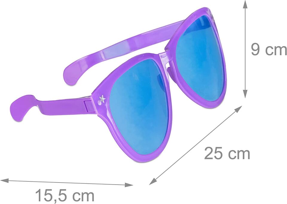 Büyük Parti Gözlüğü Rengarenk 12 Adet Şık Tasarımlı Fonksiyonel Ürün