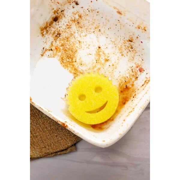 Gülen Yüz Bulaşık Süngeri 2'li Set Şık Tasarımlı Fonksiyonel Ürün