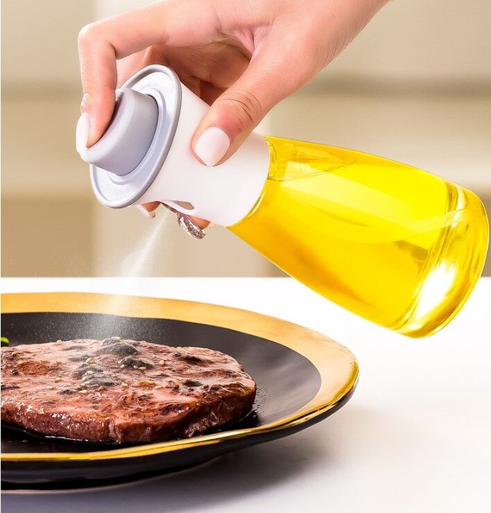 Spreyli Cam Yağ Sirke Şişesi Şık Tasarımlı Fonksiyonel Ürün