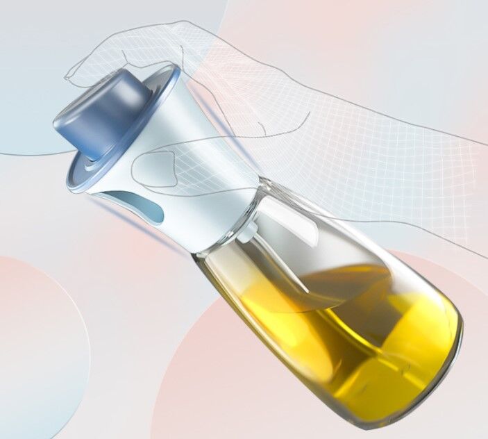 Spreyli Cam Yağ Sirke Şişesi Şık Tasarımlı Fonksiyonel Ürün